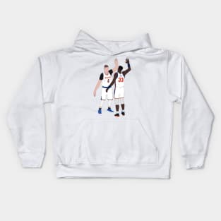 Kristaps Porzingis + Patrick Ewing "Franchise Bigs" Kids Hoodie